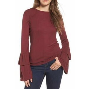 Leith Bell Sleeve Top boho Y2K